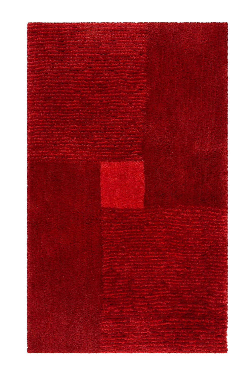 San Piero Badteppich rot Hochflor rechteckig