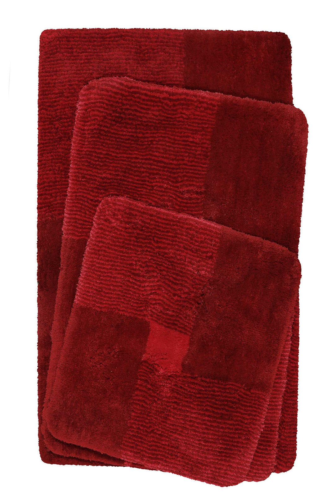 San Piero Badteppich rot Hochflor rechteckig