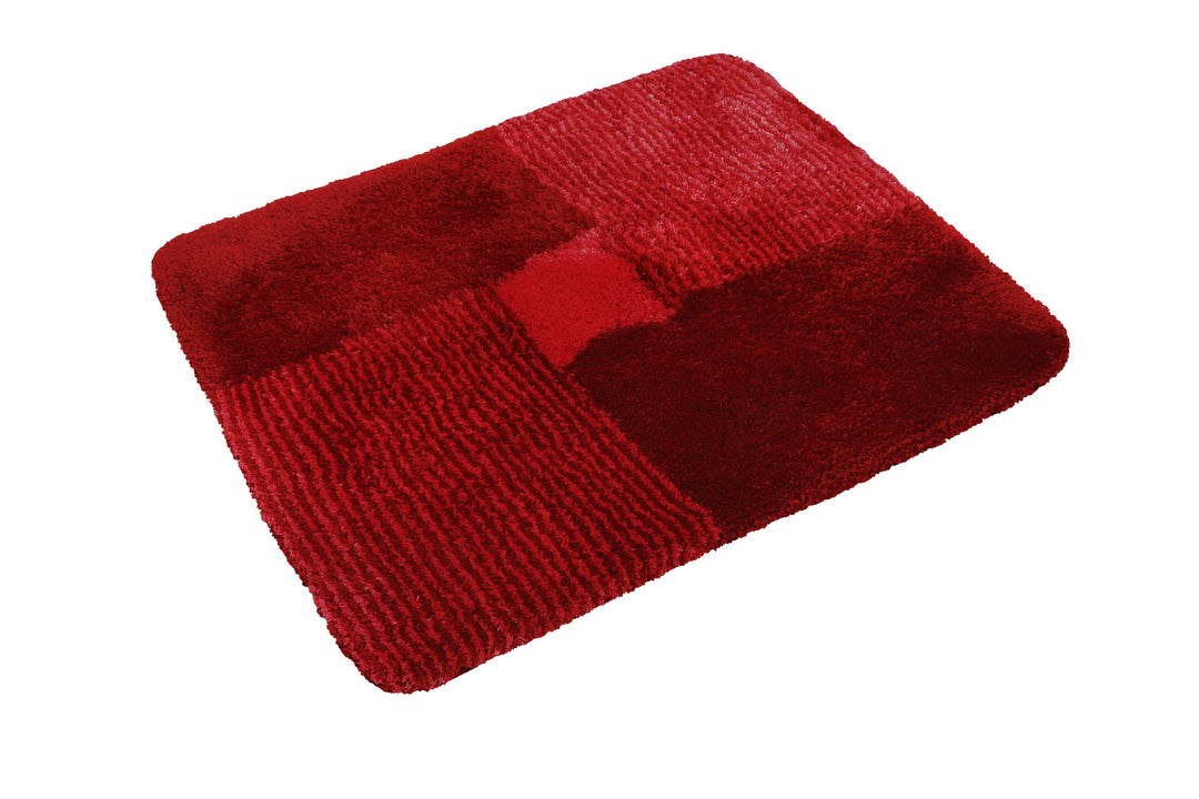 San Piero Badteppich rot Hochflor rechteckig