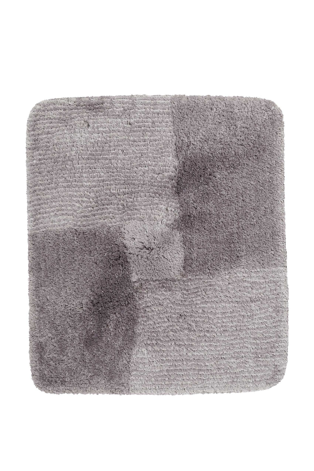 San Piero Badteppich grau Hochflor rechteckig