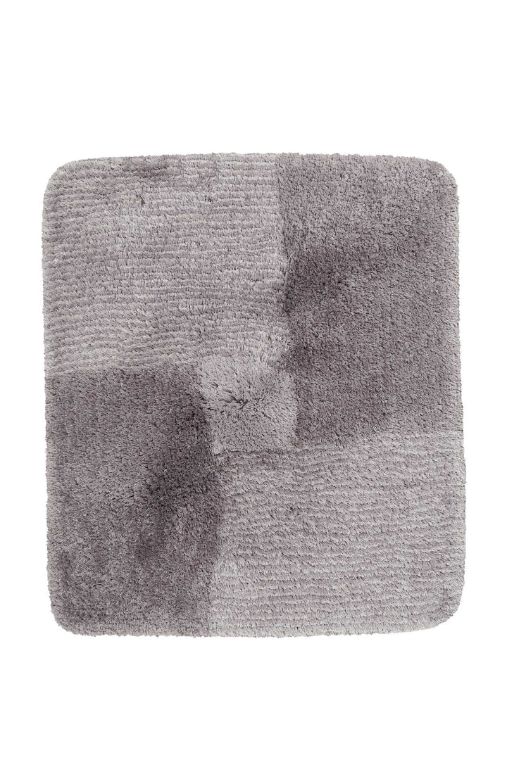 San Piero Badteppich grau Hochflor rechteckig