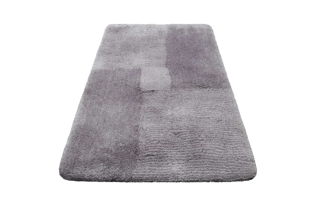 San Piero Badteppich grau Hochflor rechteckig