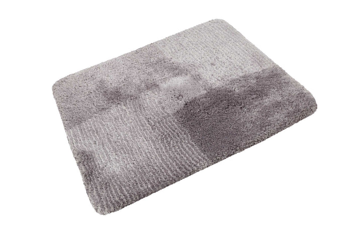 San Piero Badteppich grau Hochflor rechteckig