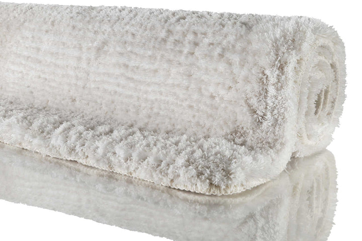 San Piero Badteppich beige Hochflor rechteckig