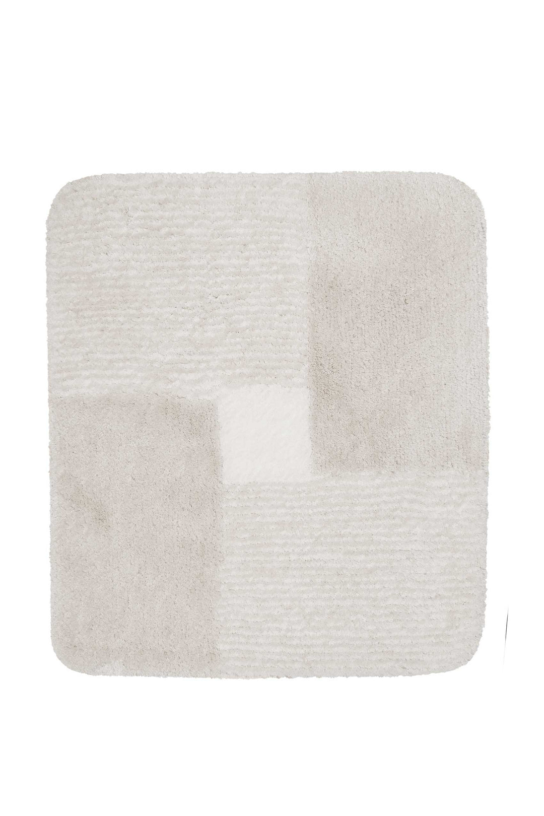 San Piero Badteppich beige Hochflor rechteckig