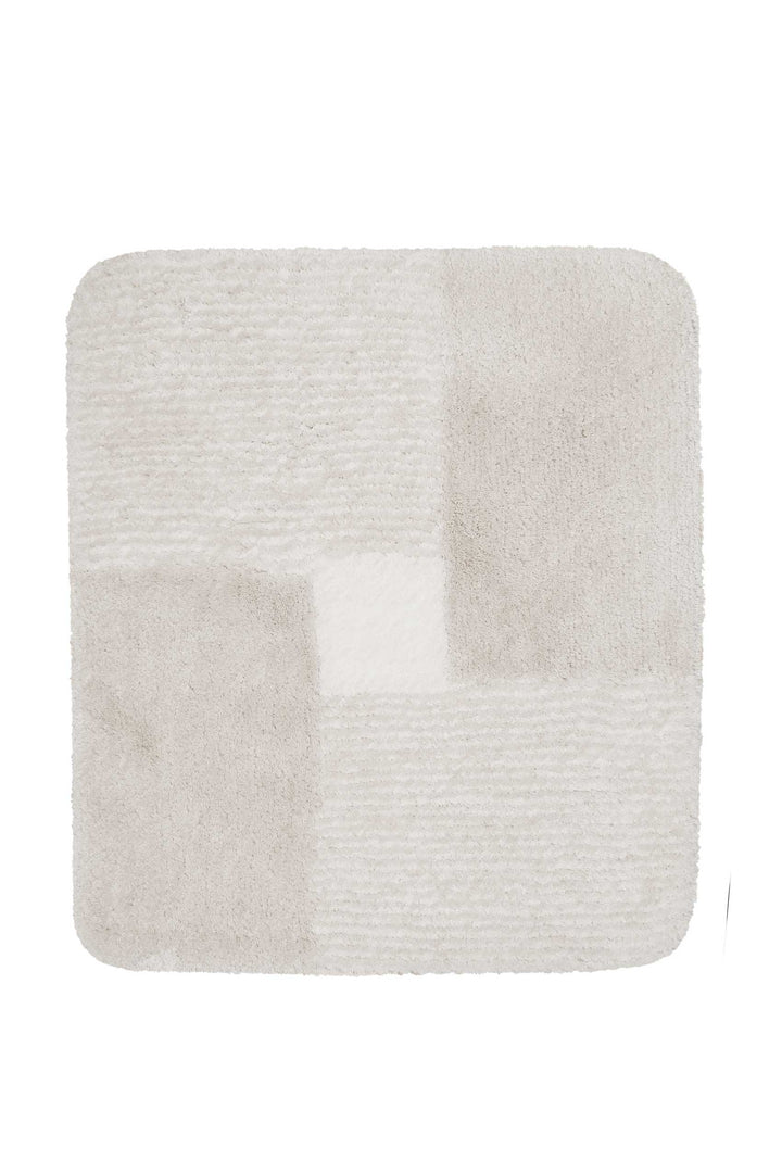 San Piero Badteppich beige Hochflor rechteckig