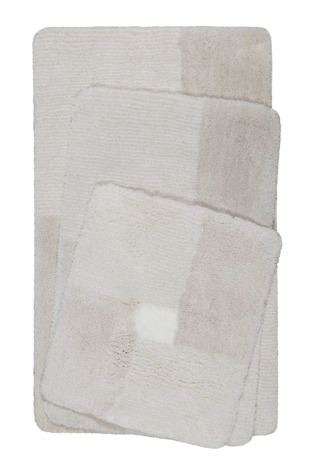 San Piero Badteppich beige Hochflor rechteckig