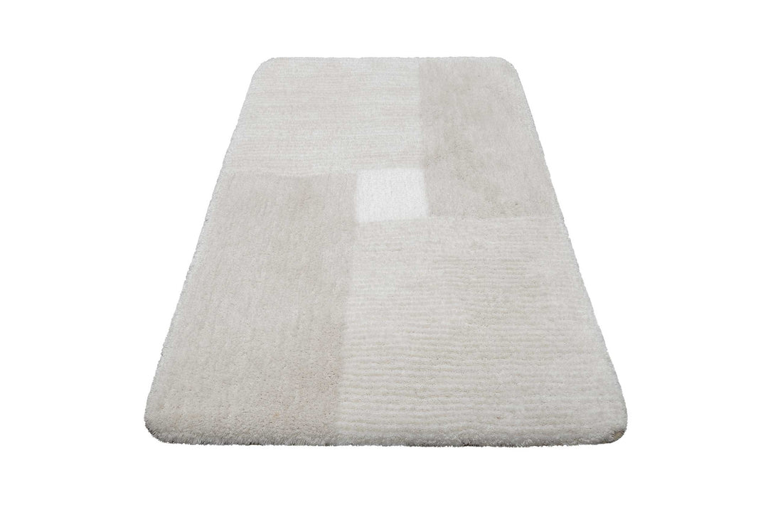 San Piero Badteppich beige Hochflor rechteckig