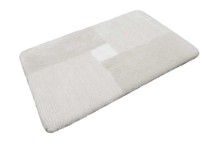 San Piero Badteppich beige Hochflor rechteckig