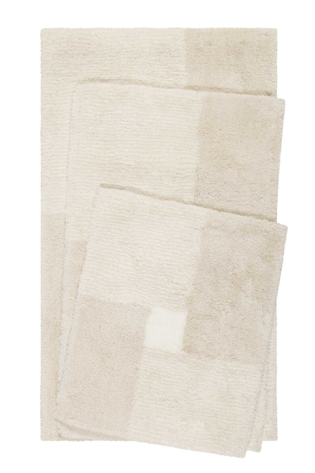 San Piero Badteppich beige Hochflor rechteckig