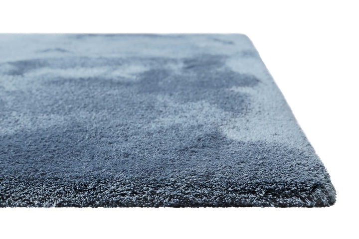 Sienna Teppich blau Kurzflor rechteckig