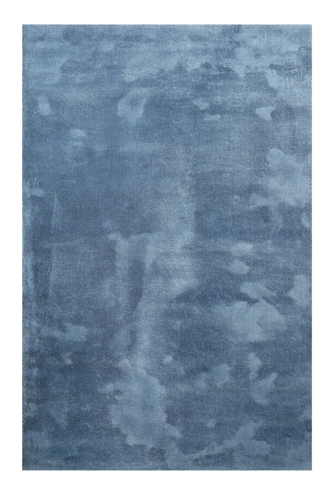 Sienna Teppich blau Kurzflor rechteckig