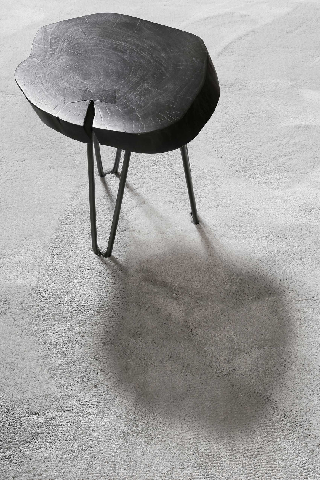 Sienna Teppich hellgrau creme Kurzflor rechteckig