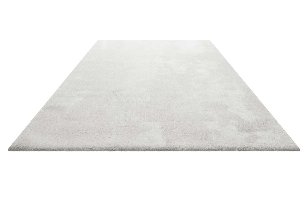 Sienna Teppich hellgrau creme Kurzflor rechteckig