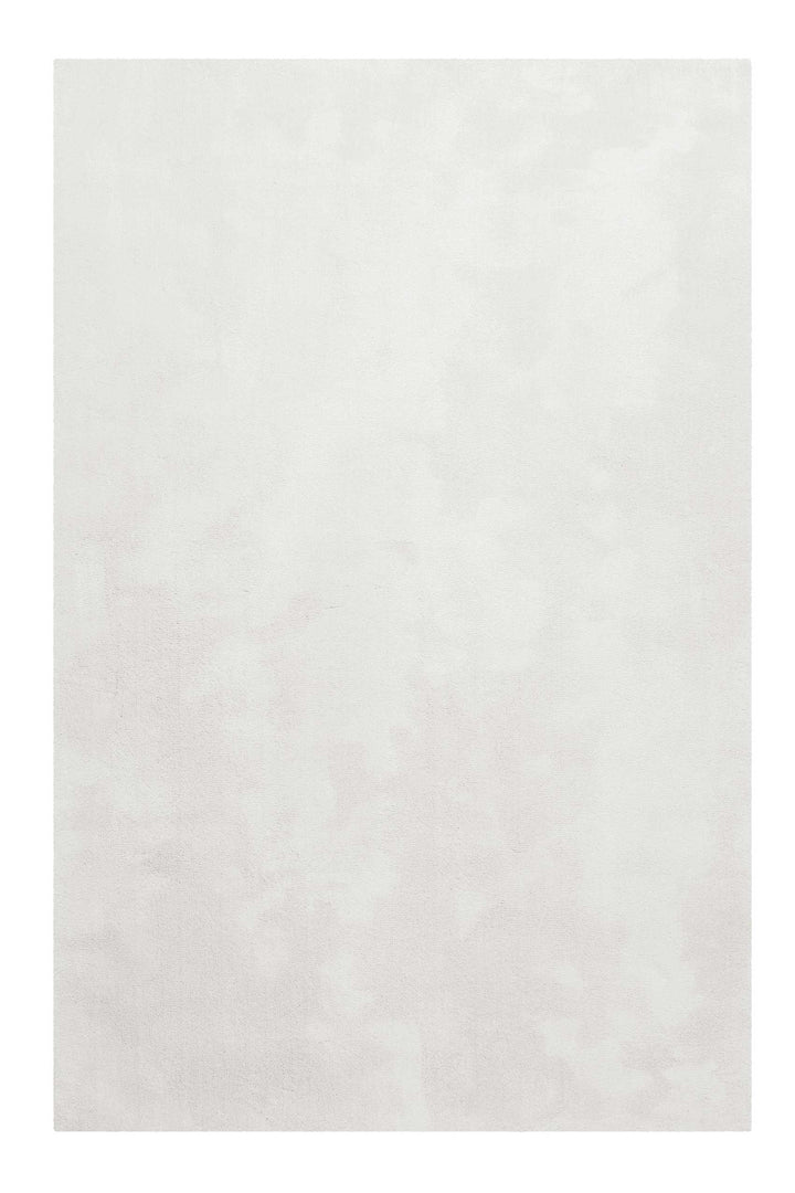 Sienna Teppich creme weiß Kurzflor rechteckig