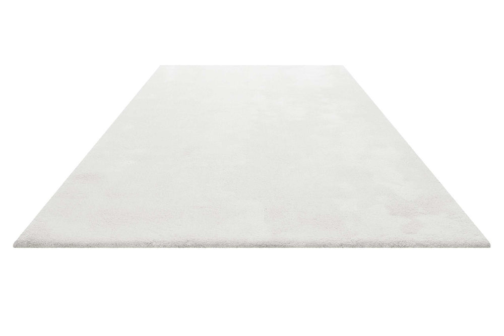Sienna Teppich creme weiß Kurzflor rechteckig