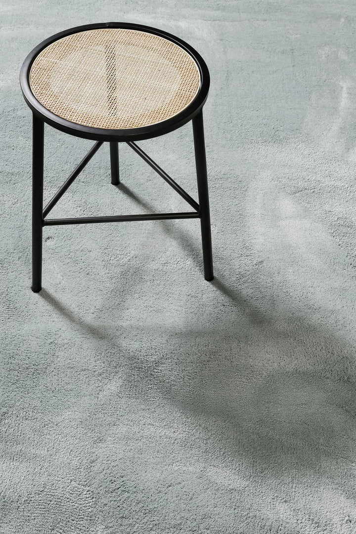 Sienna Teppich grün Kurzflor rechteckig