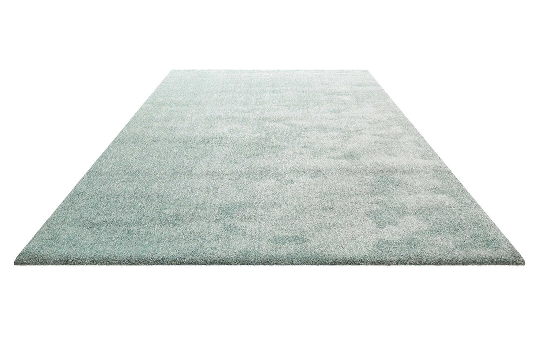 Sienna Teppich grün Kurzflor rechteckig