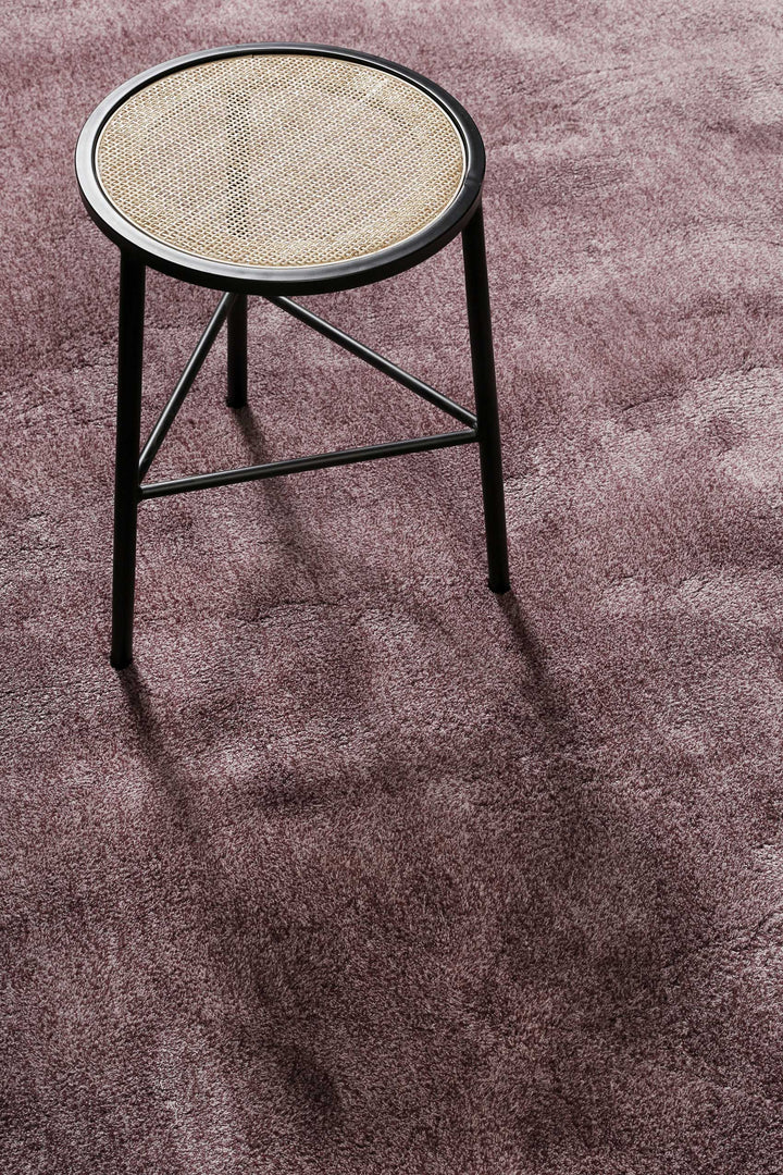 Sienna Teppich violett meliert Kurzflor rechteckig