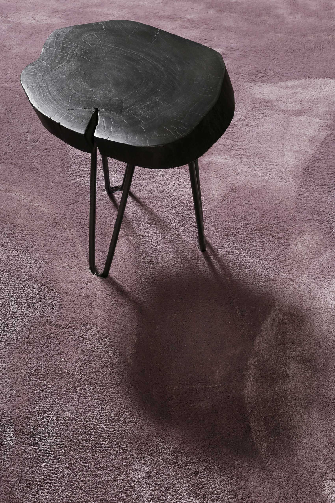 Sienna Teppich lila flieder Kurzflor rechteckig