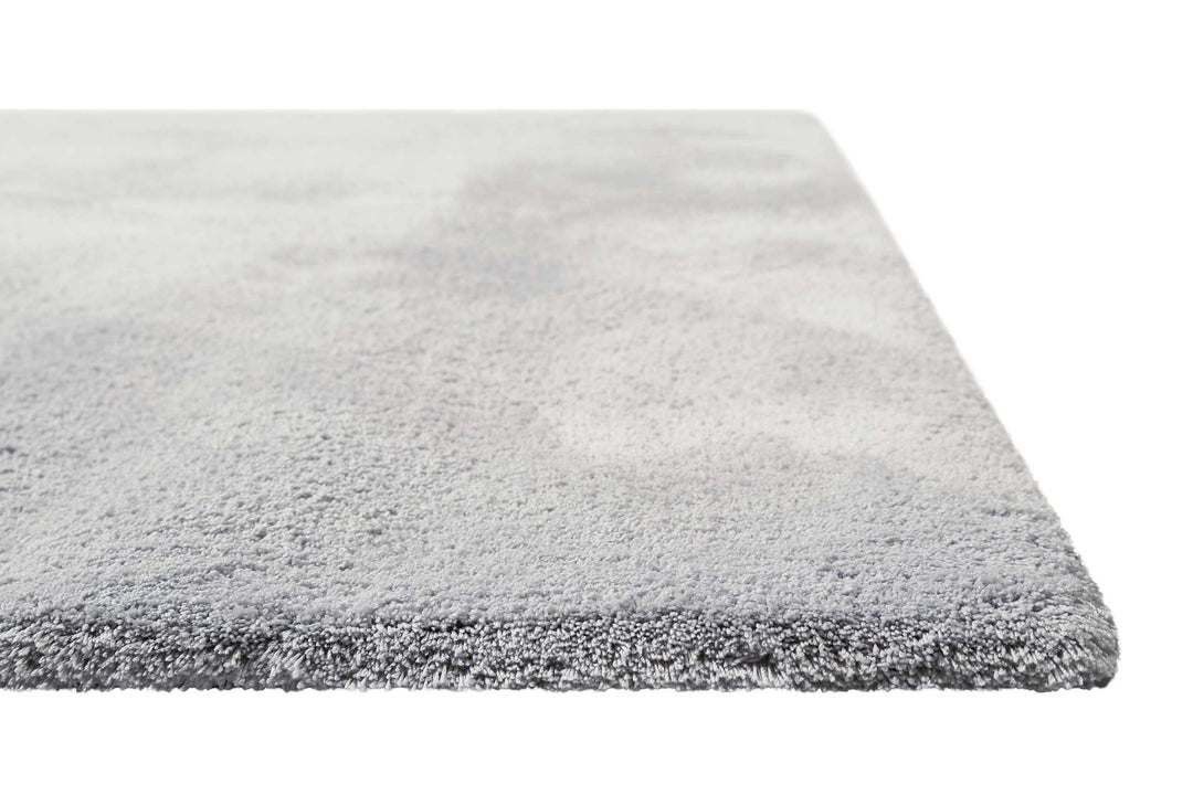 Sienna Teppich hellgrau blau Kurzflor rechteckig