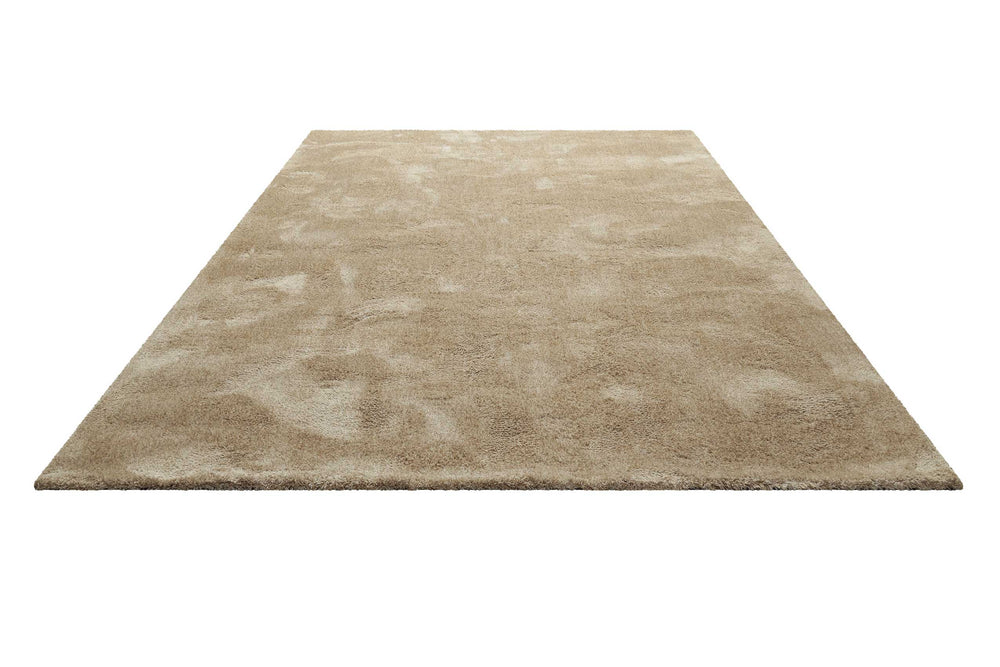 Sienna Teppich beige braun meliert Kurzflor rechteckig