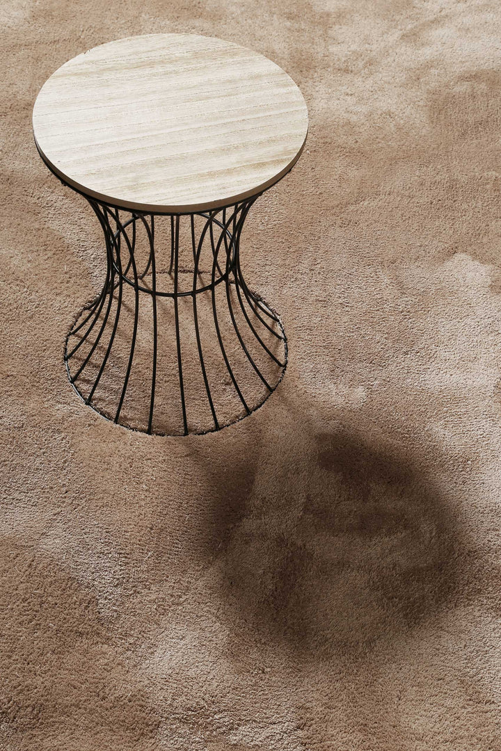 Sienna Teppich braun Kurzflor rechteckig