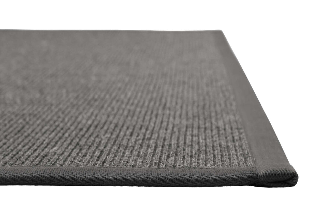 Tansania Teppich grau Kurzflor rechteckig