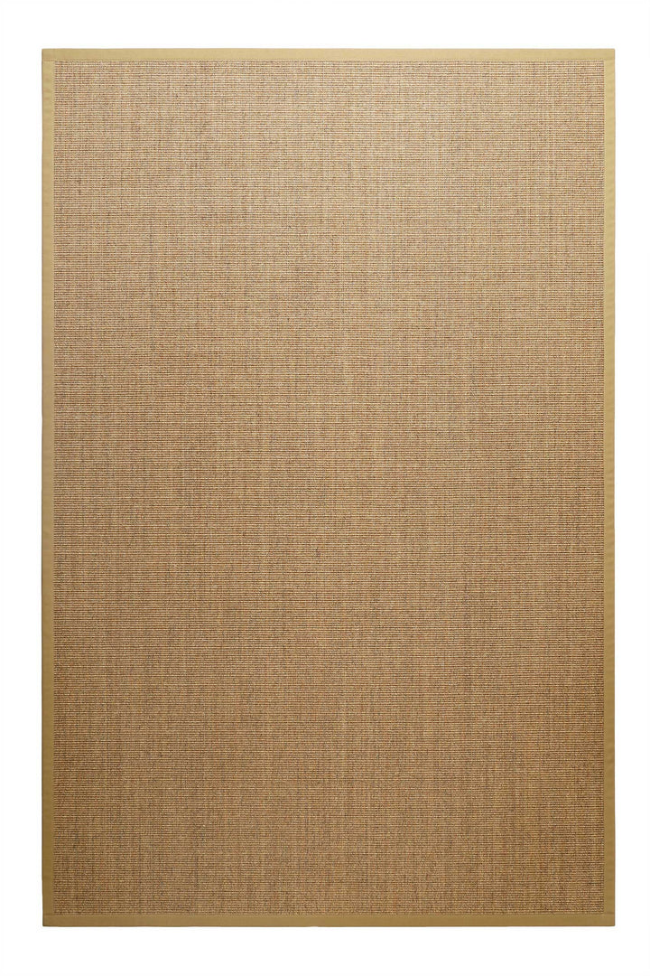 Tansania Teppich beige Kurzflor rechteckig