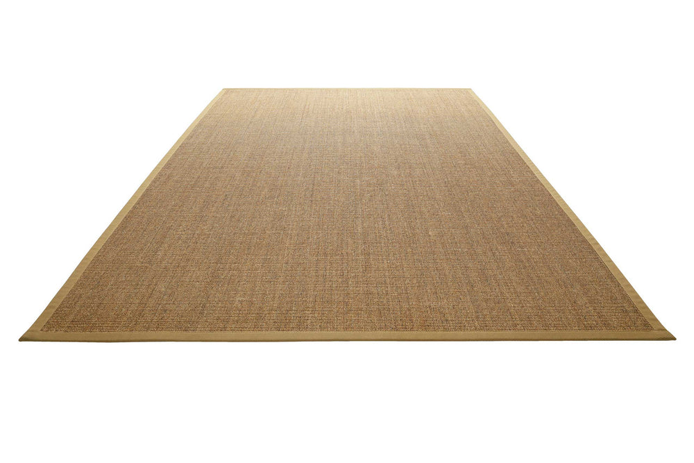 Tansania Teppich beige Kurzflor rechteckig