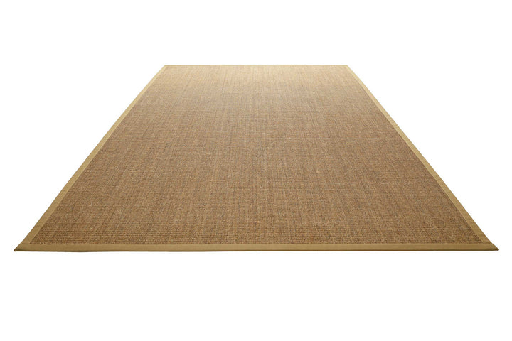 Tansania Teppich beige Kurzflor rechteckig