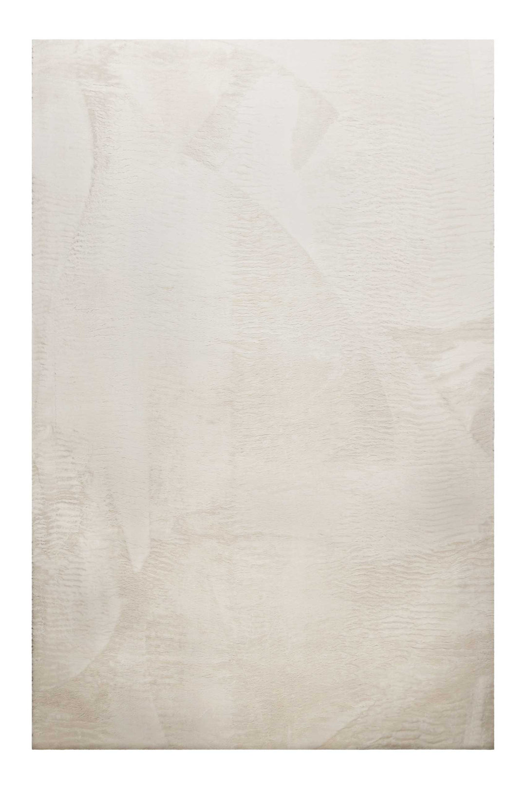 Villa Rosso Teppich creme beige Kurzflor rechteckig