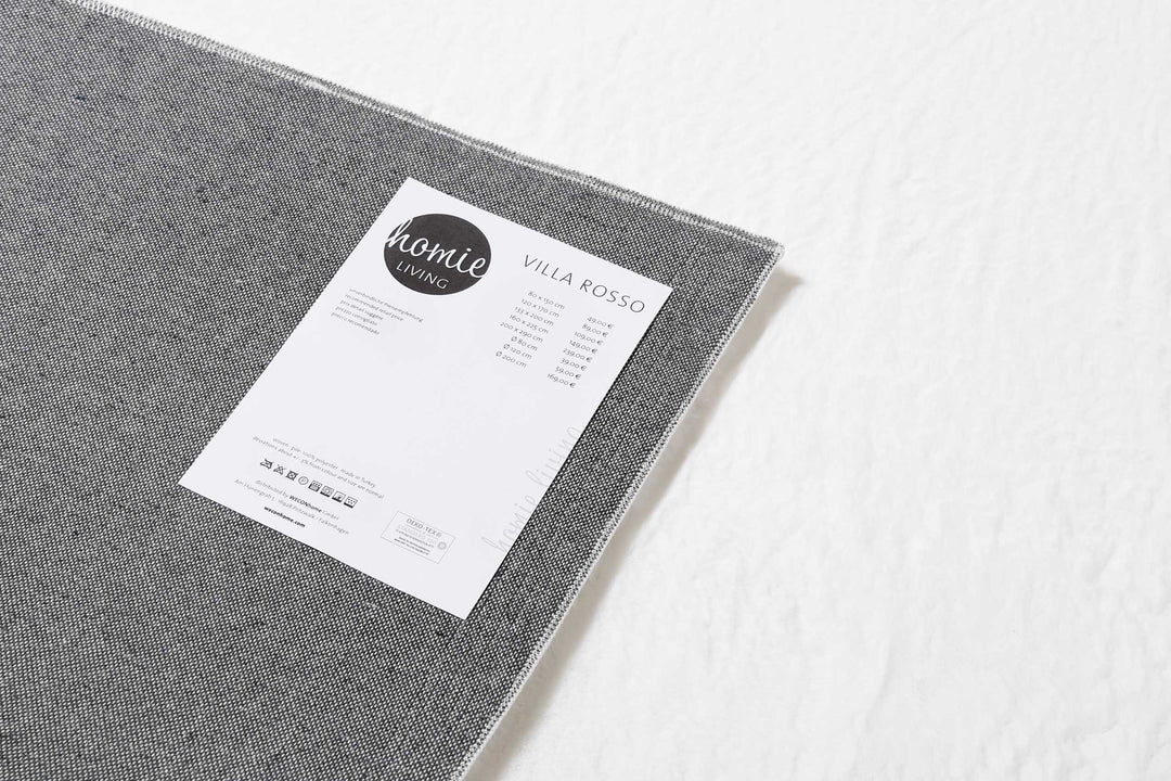 Villa Rosso Teppich weiß Kurzflor rechteckig