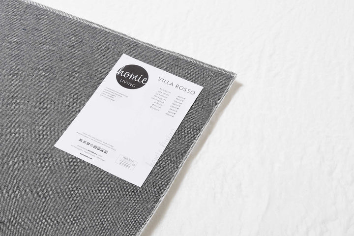 Villa Rosso Teppich weiß Kurzflor rechteckig