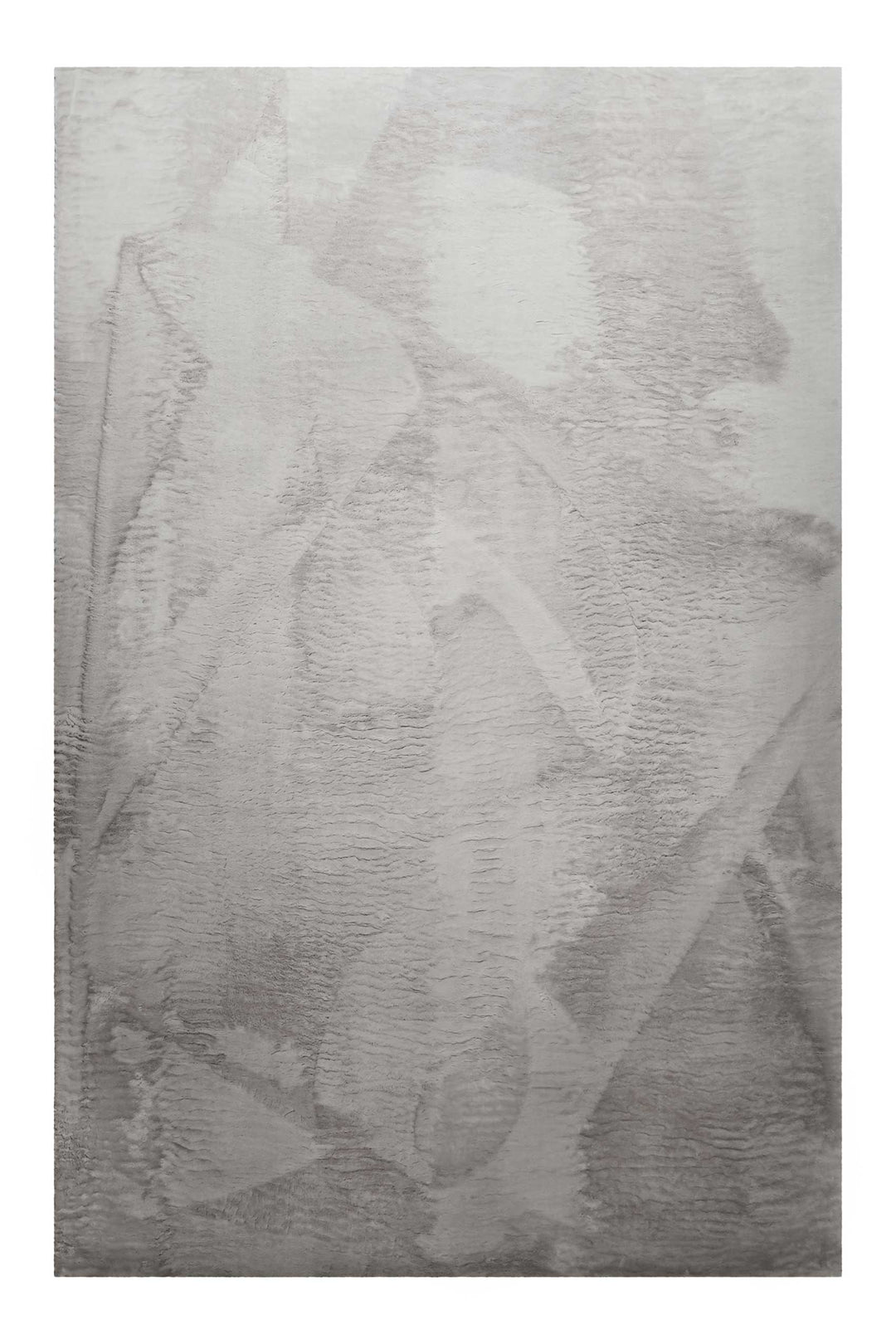 Villa Rosso Teppich hellgrau Kurzflor rechteckig