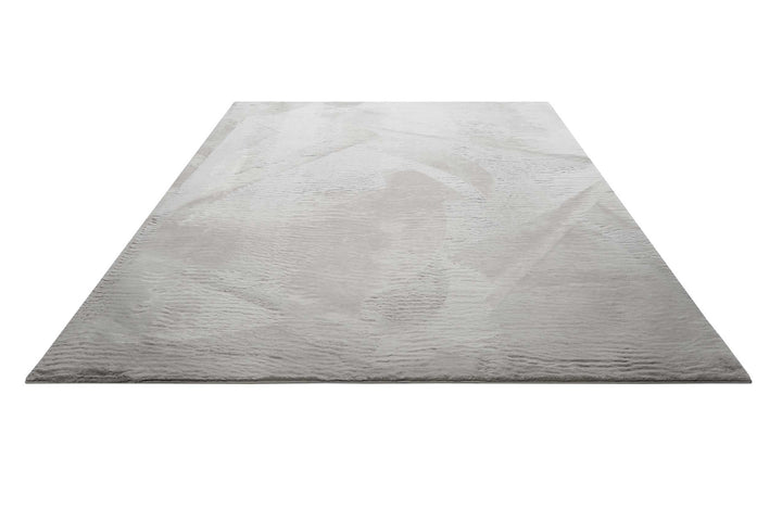 Villa Rosso Teppich hellgrau Kurzflor rechteckig