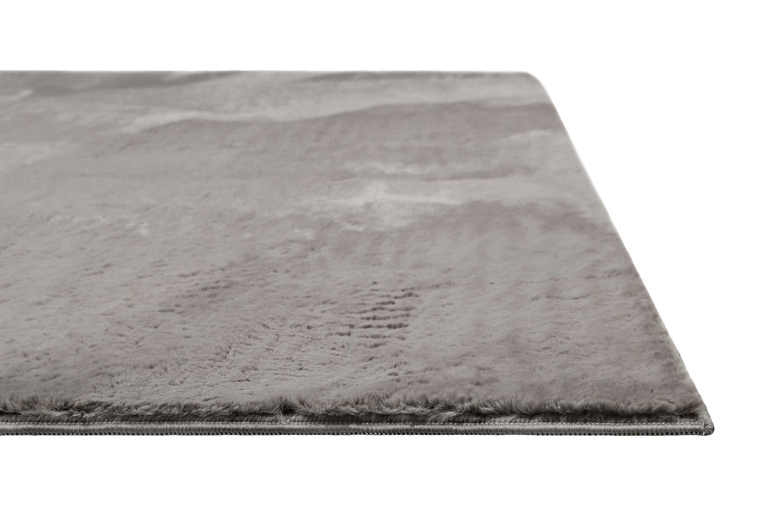 Villa Rosso Teppich anthrazit Kurzflor rechteckig