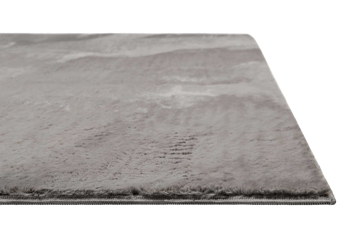 Villa Rosso Teppich anthrazit Kurzflor rechteckig