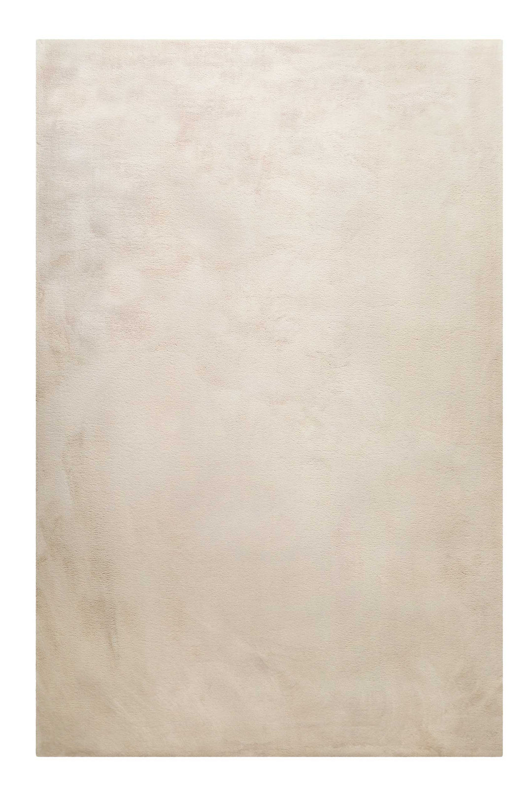 Vita Teppich creme beige Hochflor rechteckig