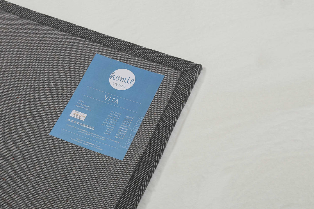 Vita Teppich beige weiß Hochflor rechteckig