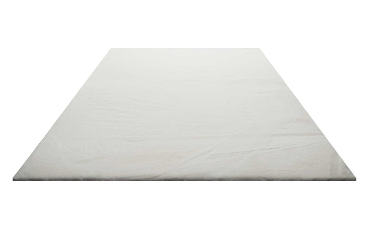 Vita Teppich beige weiß Hochflor rechteckig