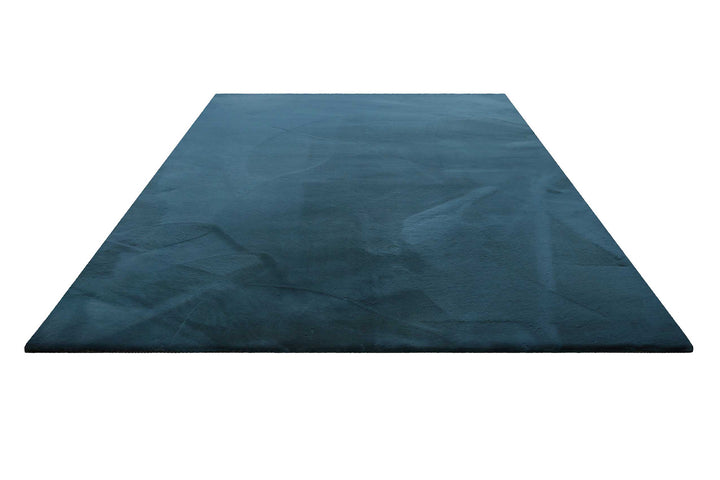 Vita Teppich petrol Hochflor rechteckig
