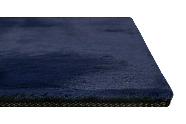Vita Teppich dunkelblau Hochflor rechteckig