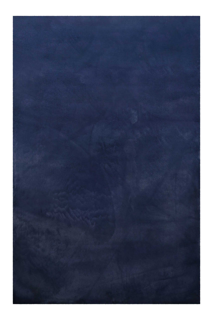 Vita Teppich dunkelblau Hochflor rechteckig