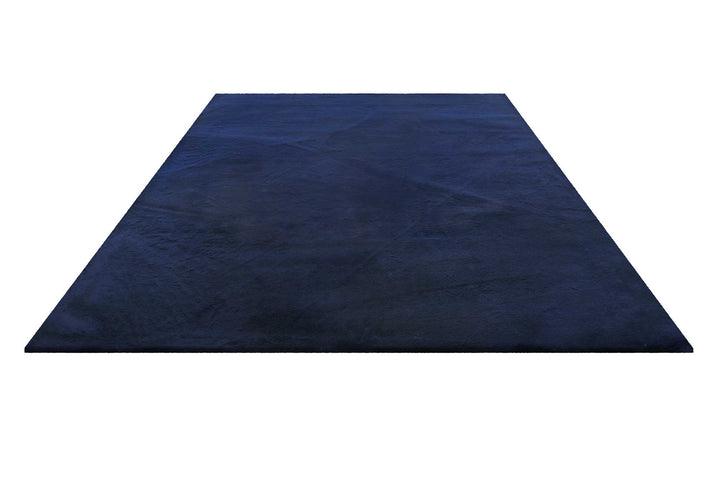 Vita Teppich dunkelblau Hochflor rechteckig
