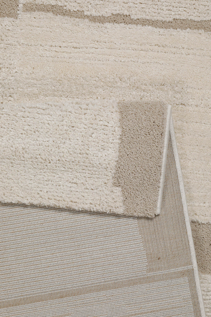 Ingvar Teppich creme beige Kurzflor rechteckig