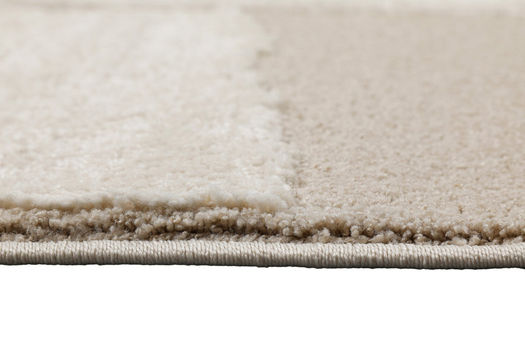 Ingvar Teppich creme beige Kurzflor rechteckig