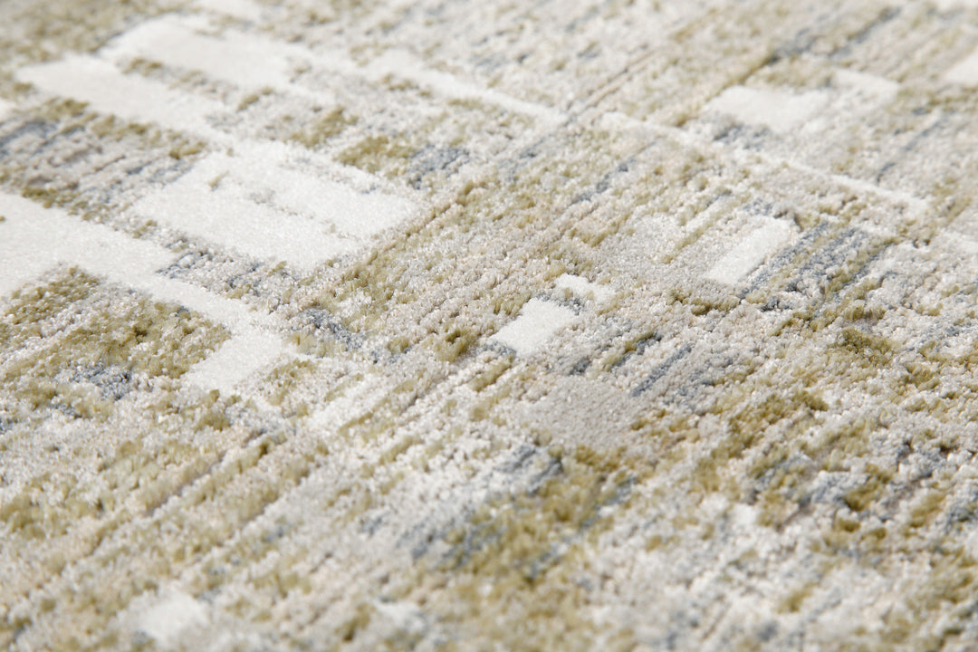 Jala Teppich beige Kurzflor rechteckig