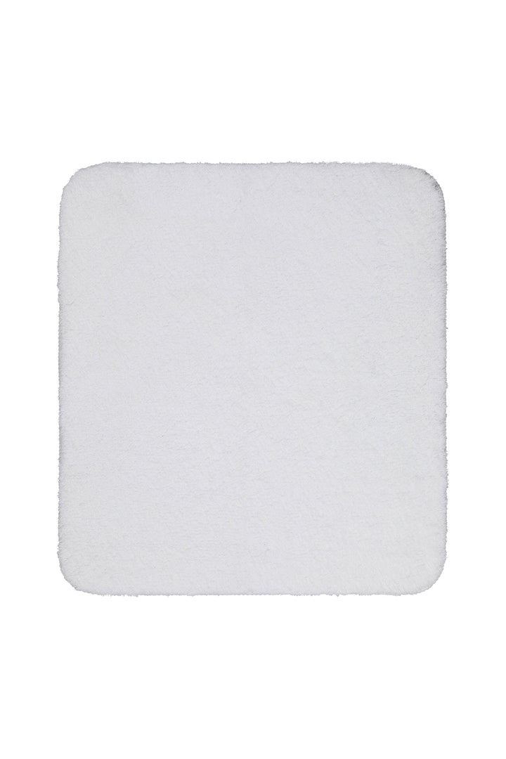 Joris Badteppich weiß Kurzflor rechteckig
