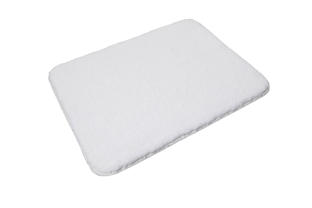 Joris Badteppich weiß Kurzflor rechteckig